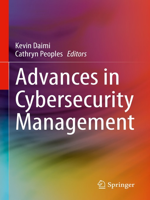Title details for Advances in Cybersecurity Management by Kevin Daimi - Available